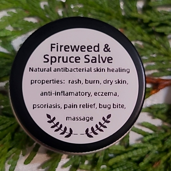 Fireweed/Spruce Salve - Usnea Salve (Old Man's Beard) - Picture 2 of 5